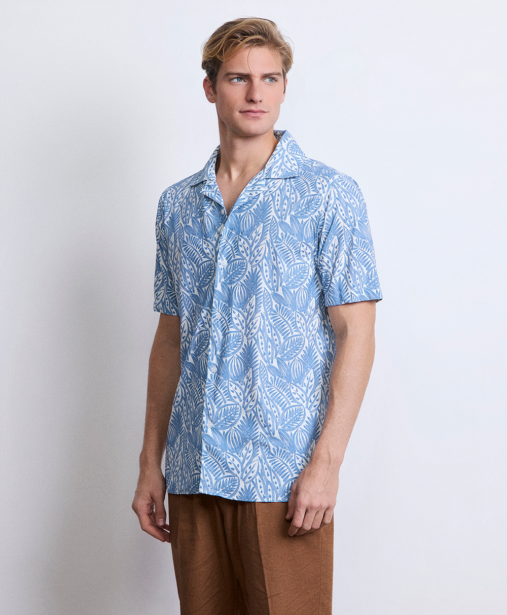 Markup Uomo Camicie Camicia stampata manica corta