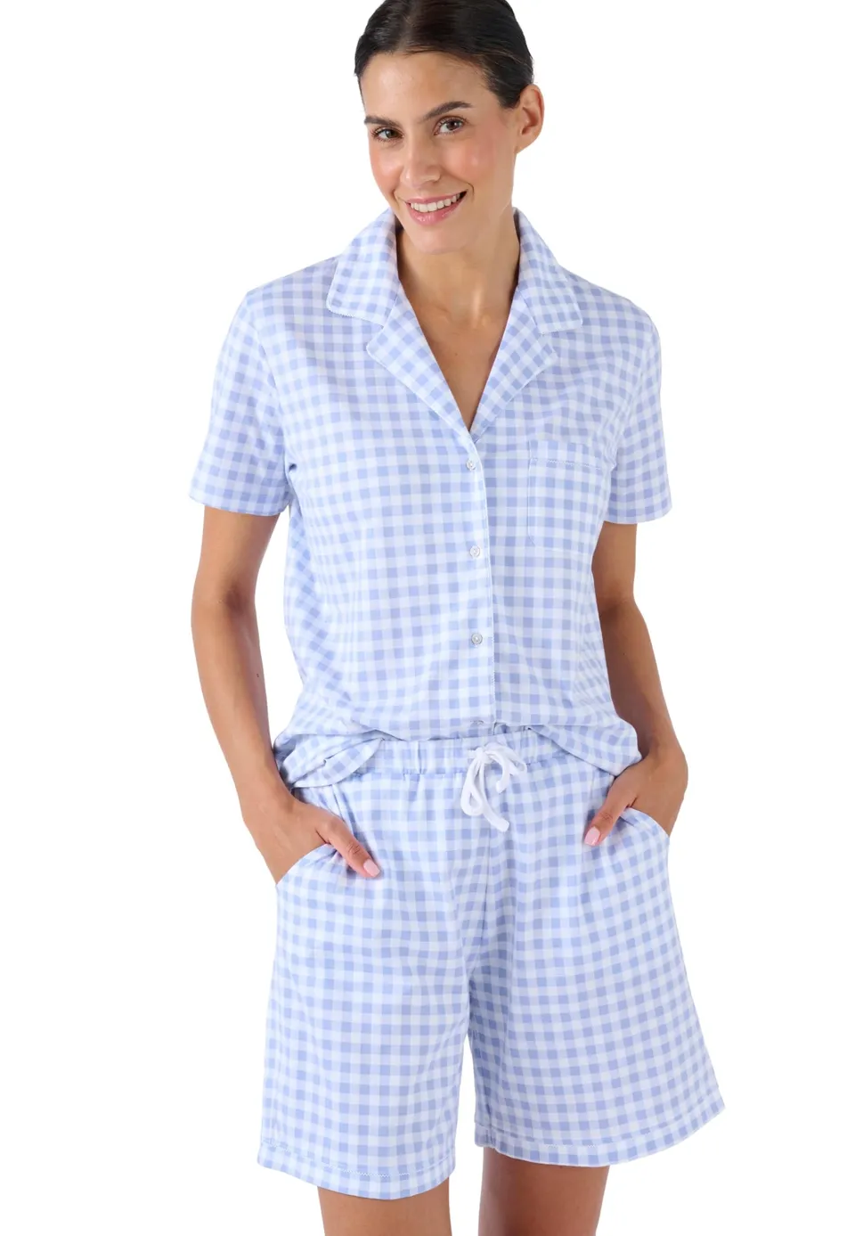 Damart Homewear pyjashort in maglia di cotone donna