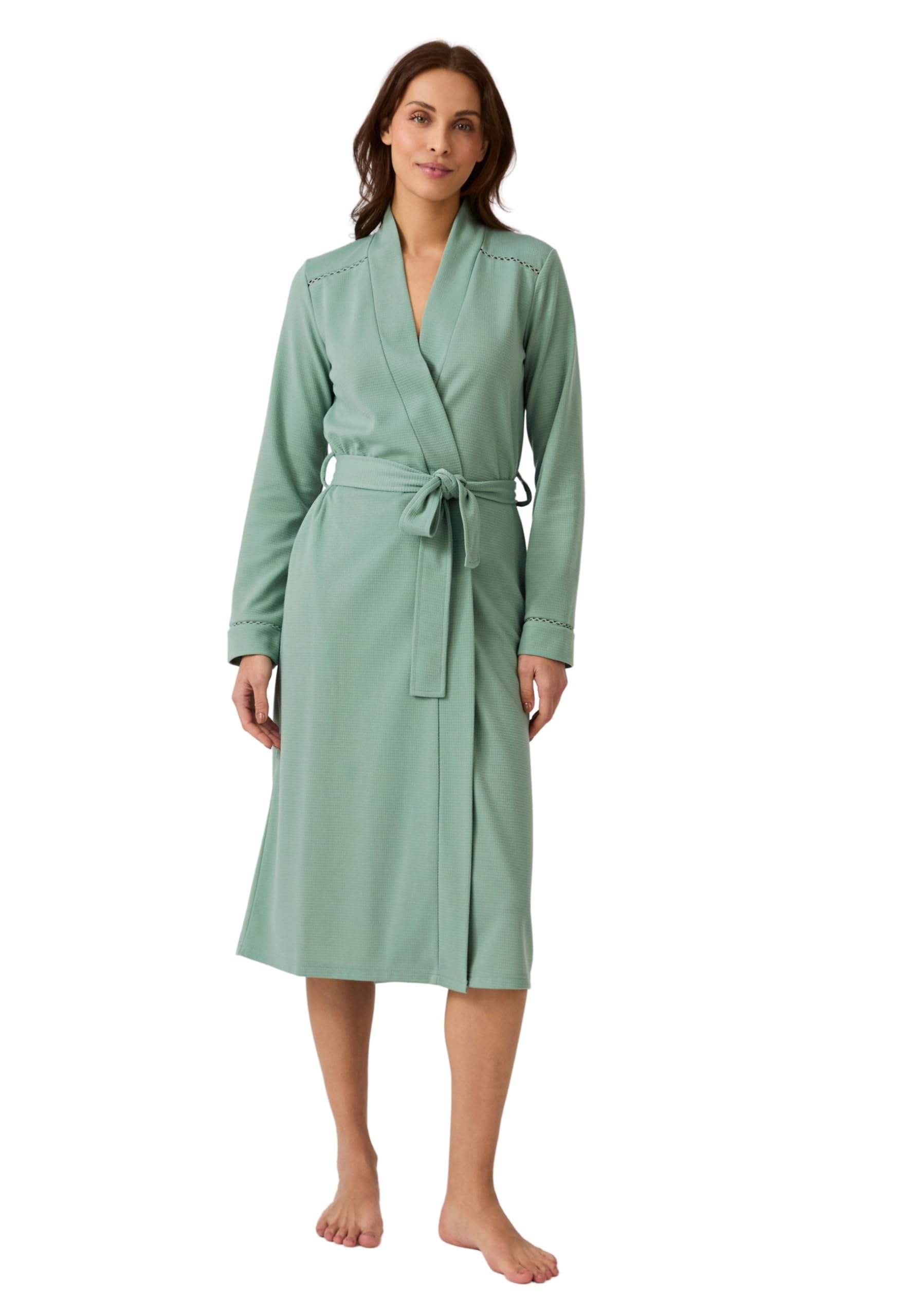 Damart Homewear vestaglia da camera azzurra 34-36 XS