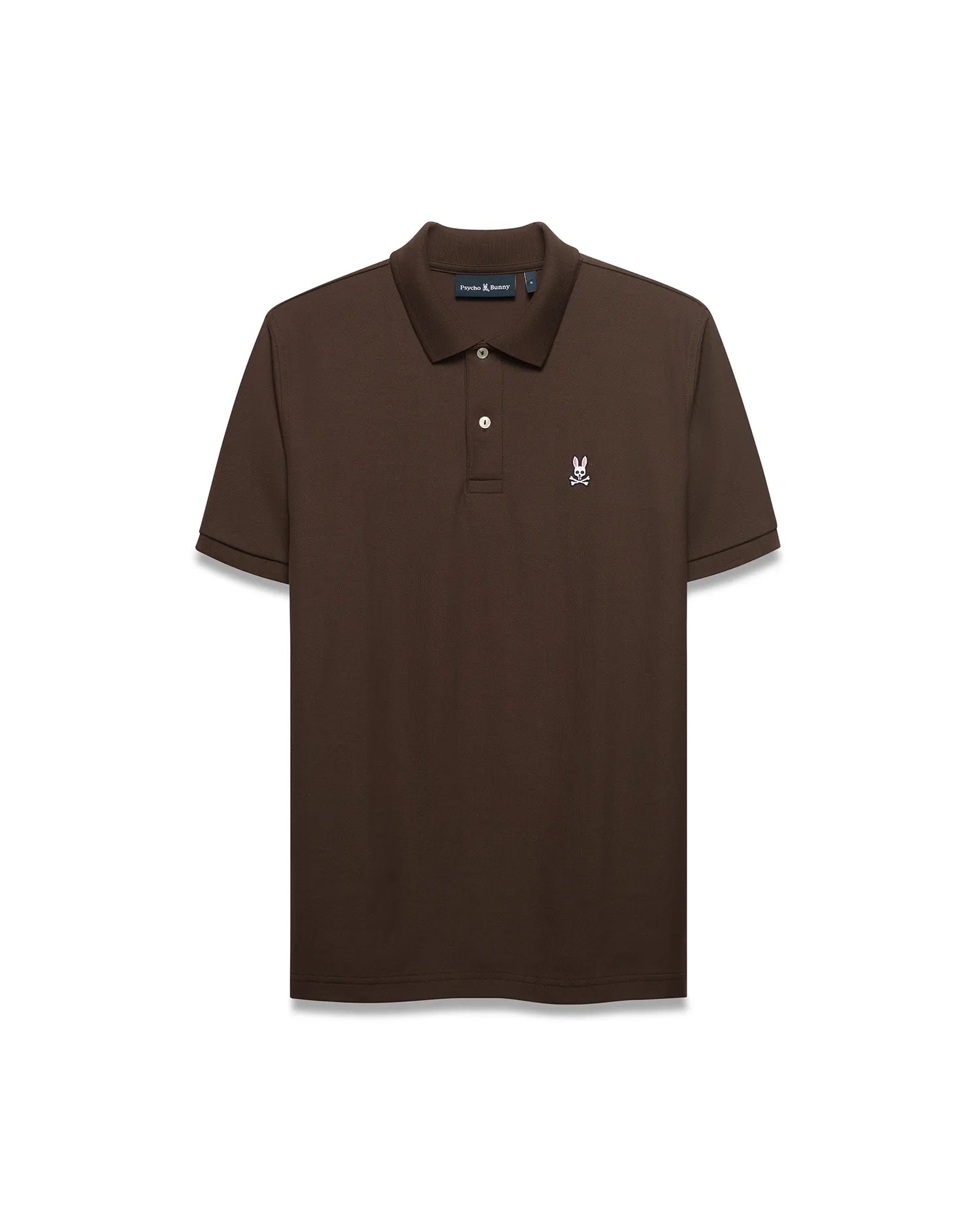 Psycho Bunny Men's Polos Classic Pima Pique Polo polo Java in cotone Pima