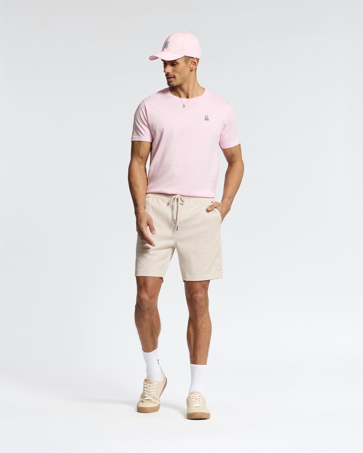 Psycho Bunny Men's Tees Classic Crew Neck Tee B6U014CRPC T-shirt 697 Piro uette 100% cotone Pima