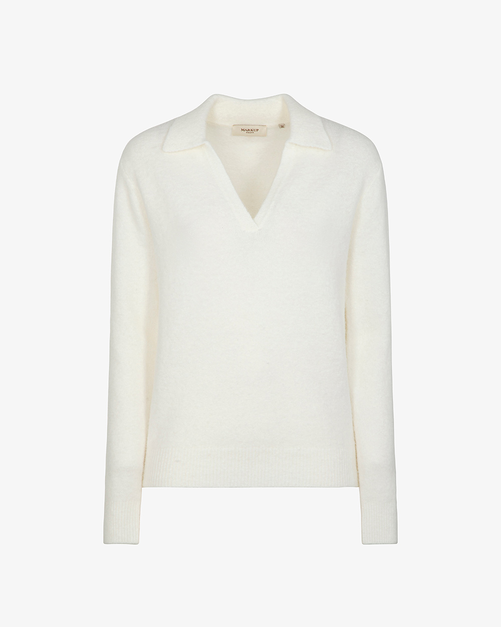 Markup Donna Maglieria Polo scollo V manica lunga polo
