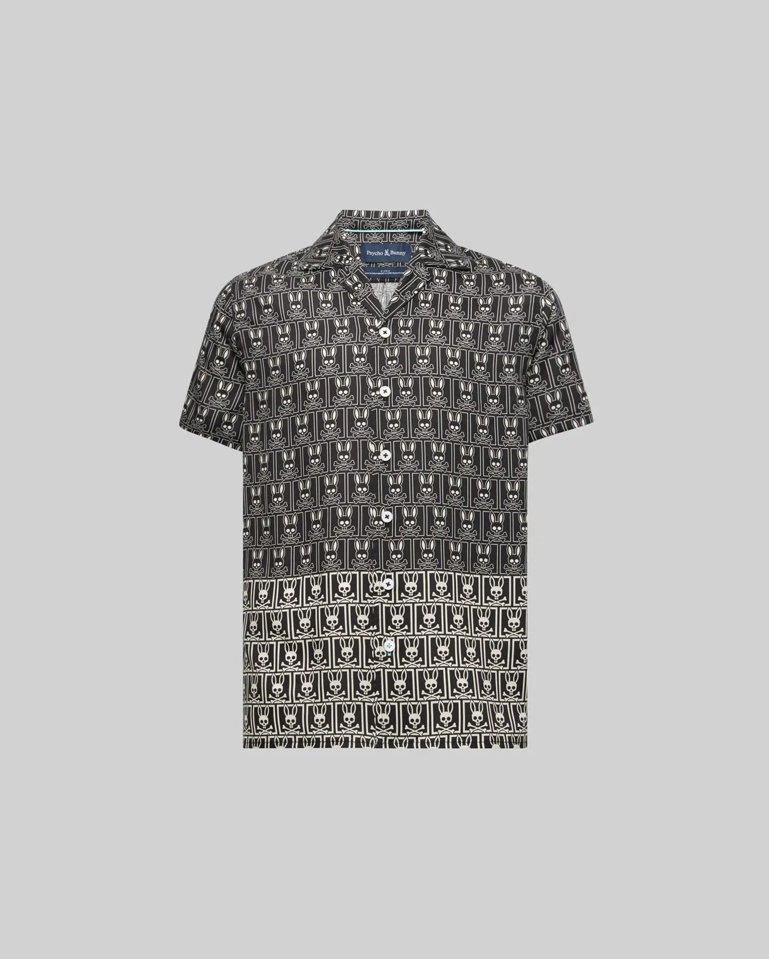 Psycho Bunny Kids Tees Keon Tencel Shirt camicia nera in Tencel