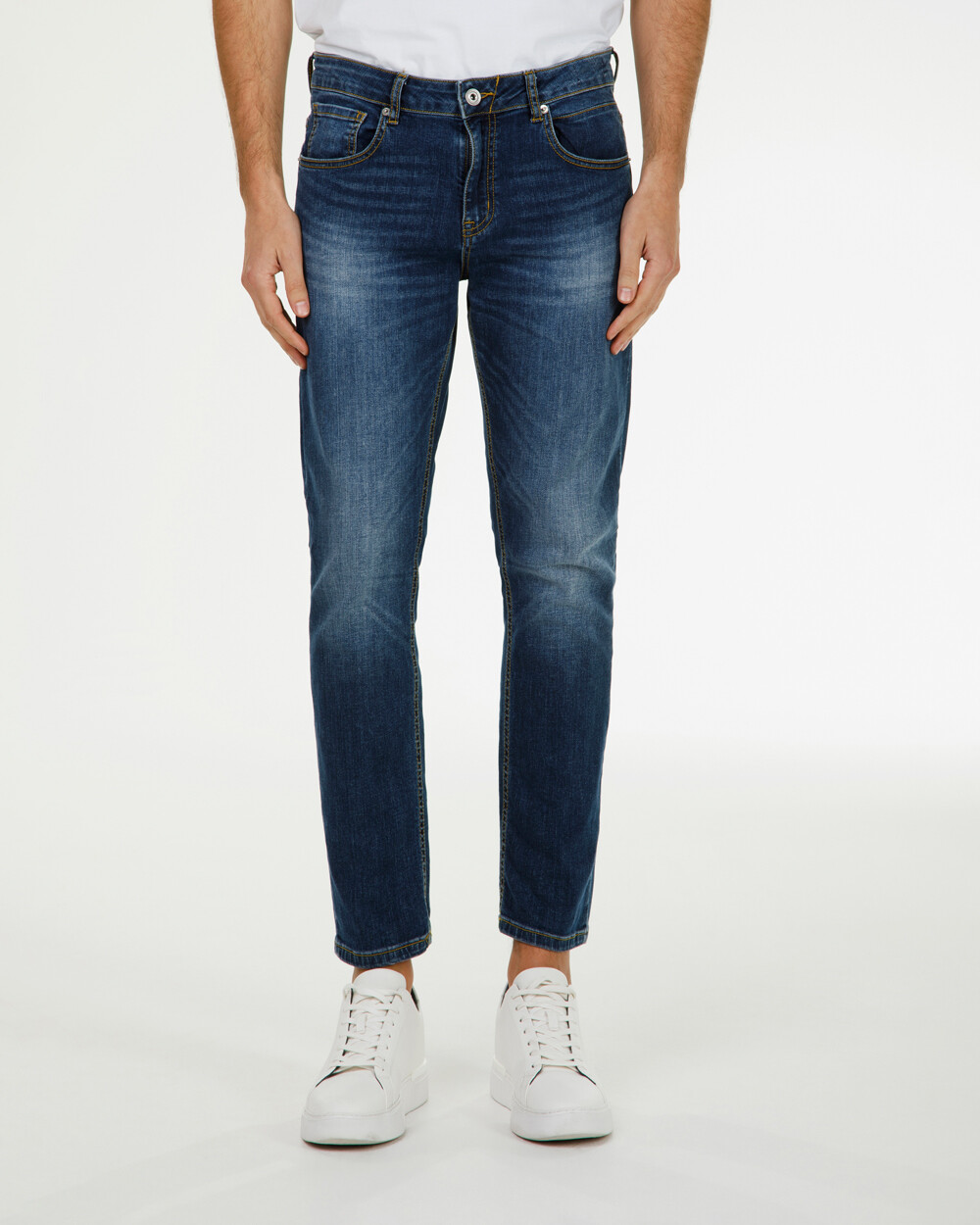 Markup Uomo Jeans Jeans regular lavaggio medio uomo