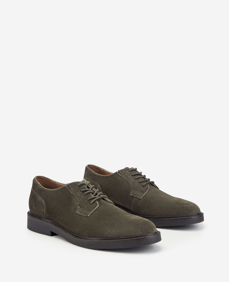 Kenneth Cole Reaction Winston Suede Derby scarpe marroni 7M camoscio