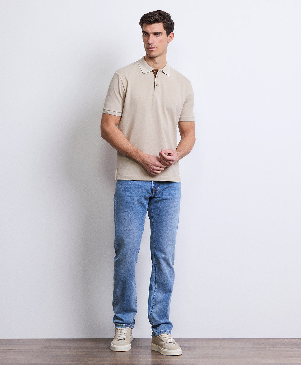 Markup Uomo Felpe & T-shirt Polo in cotone piquet