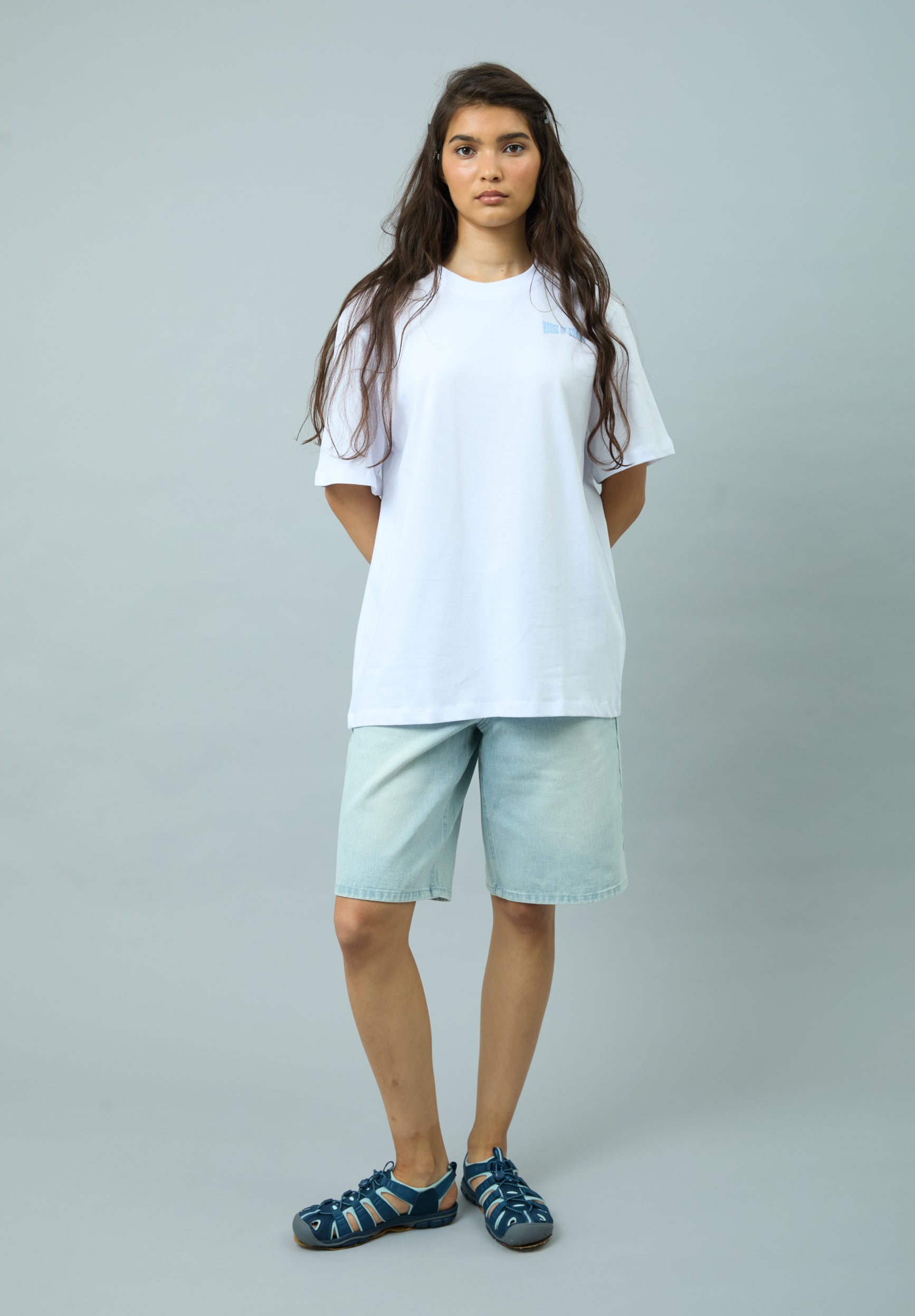 House Of Sunny Womens Tops Camp Tee t-shirt oversize in cotone