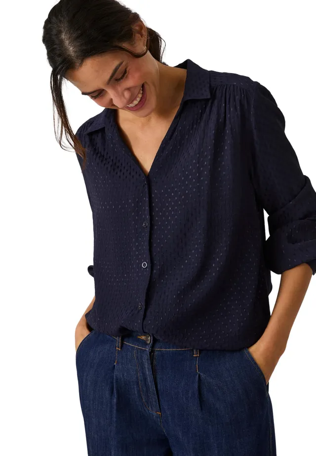 Damart Prêt-à-porter Camicetta camicetta in viscosa jacquard