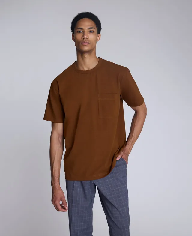 Kenneth Cole Reaction Clothing Oversized Tee t-shirt marrone S