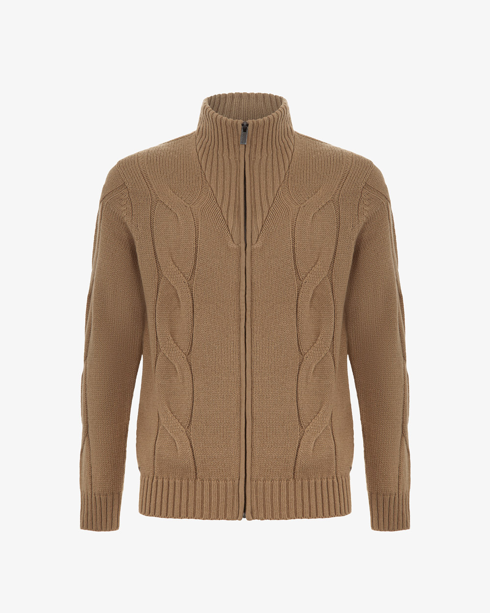 Markup Uomo Maglieria Lupetto apertura zip con trecce