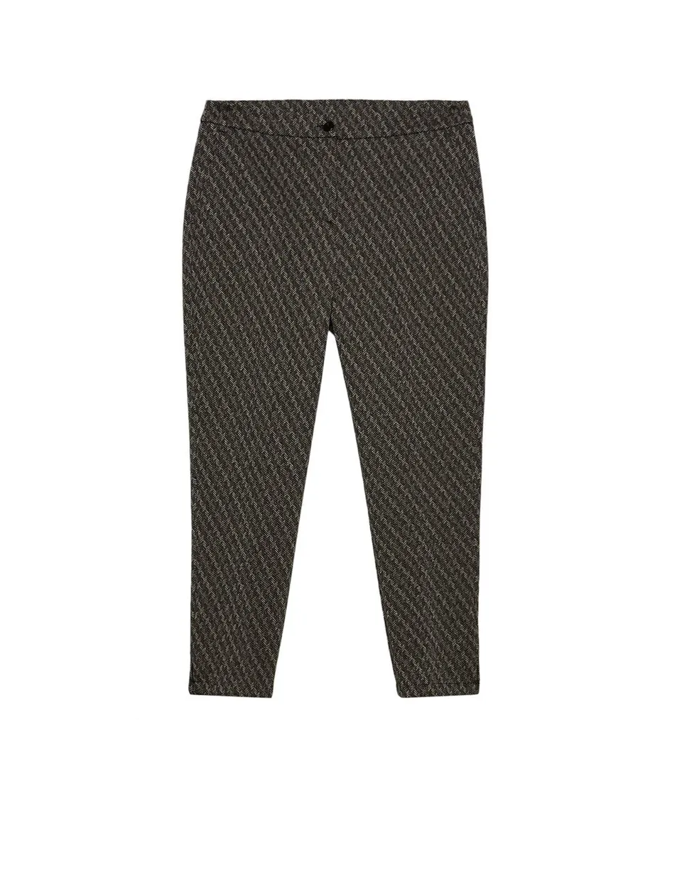 Fiorella Rubino Pantaloni Pantaloni in Punto Milano Fantasia pantaloni con piega stirata