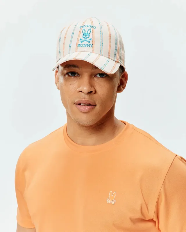 Psycho Bunny Accessories MENS ANTOINE BASEBALL CAP MO1500125 cappellino bianco