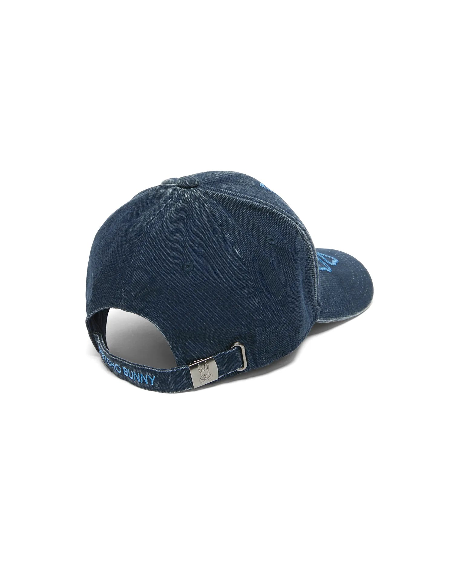 Psycho Bunny Accessories Grover Baseball Cap cappellino blu in cotone