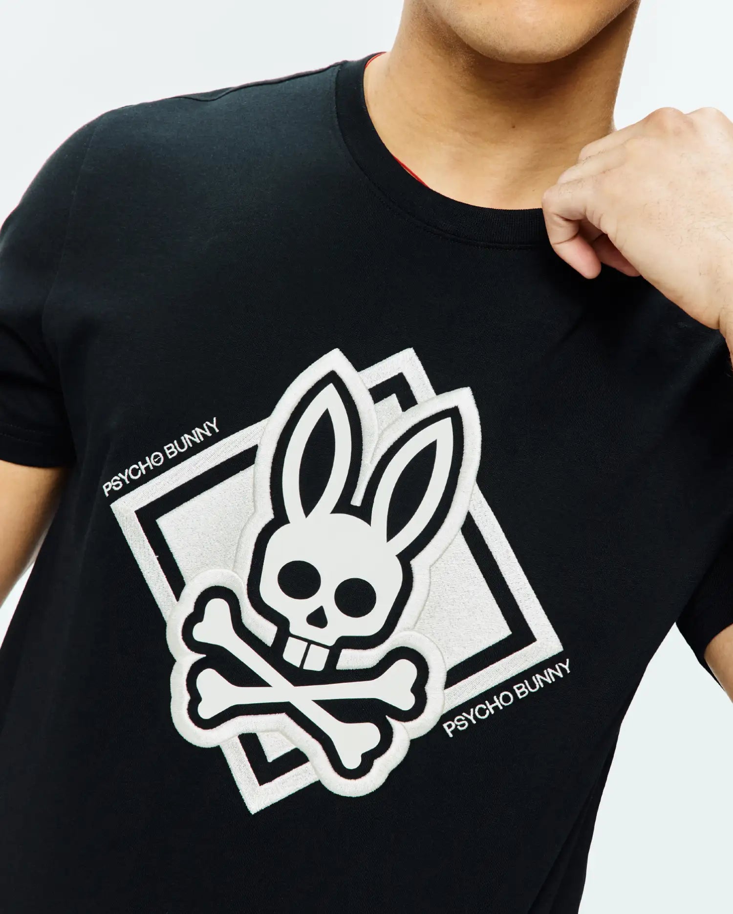 Psycho Bunny Men's Tees MENS TOBIAS GRAPHIC TEE - MT0200288 t-shirt nera