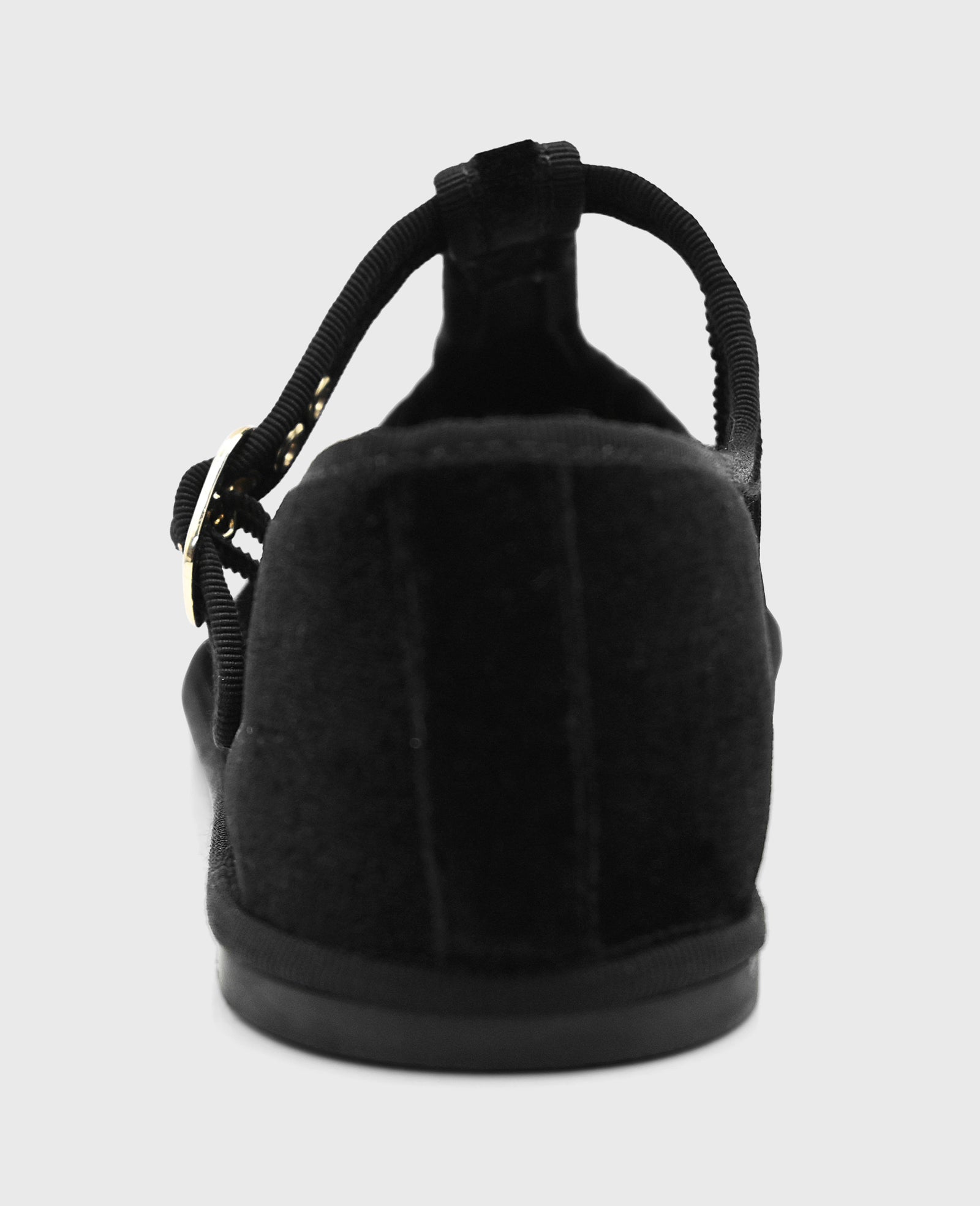 Kenneth Cole Reaction Shoes Verona Velvet T-Strap Mary Jane Flat ballerine nere in velluto