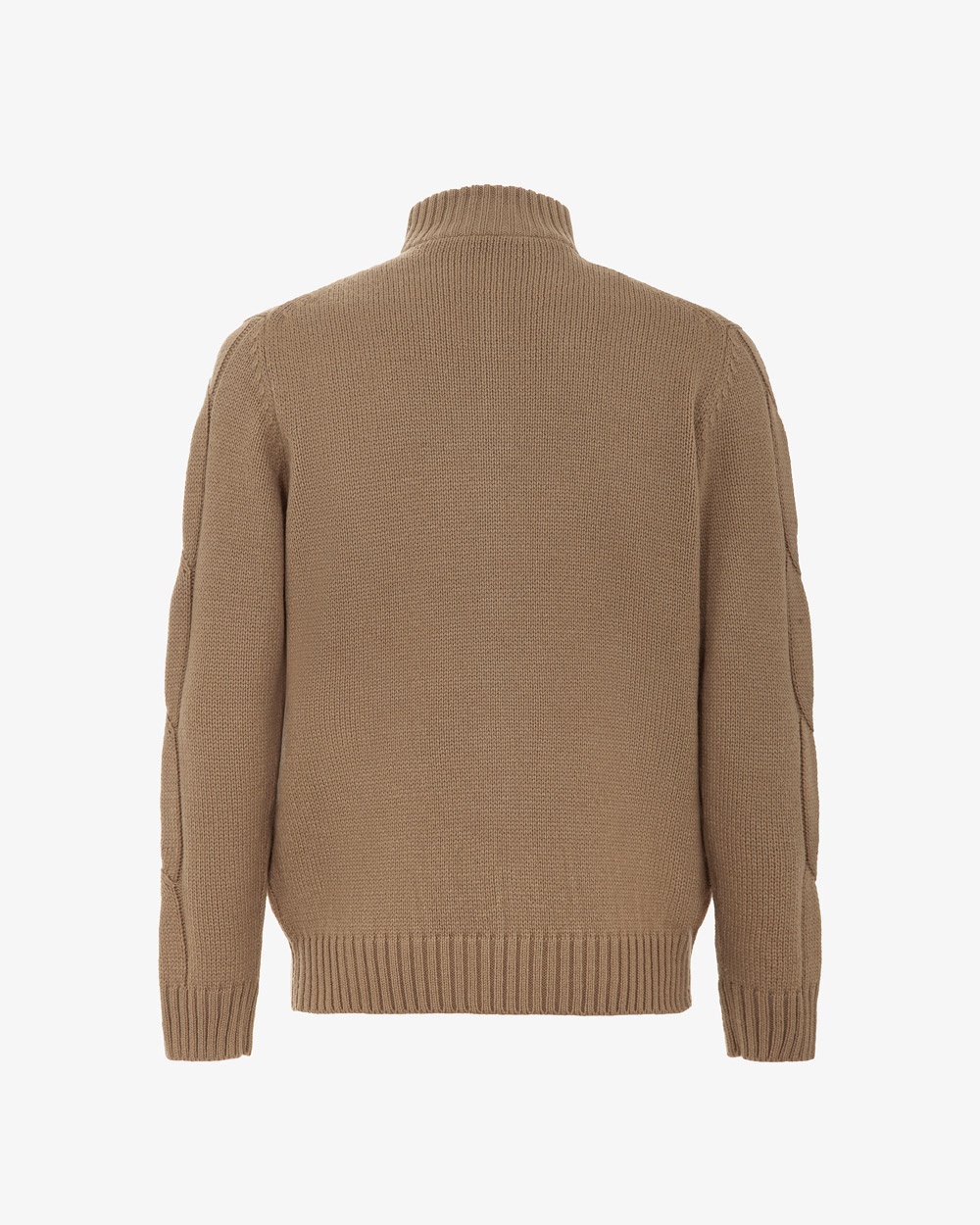 Markup Uomo Maglieria Lupetto apertura zip con trecce