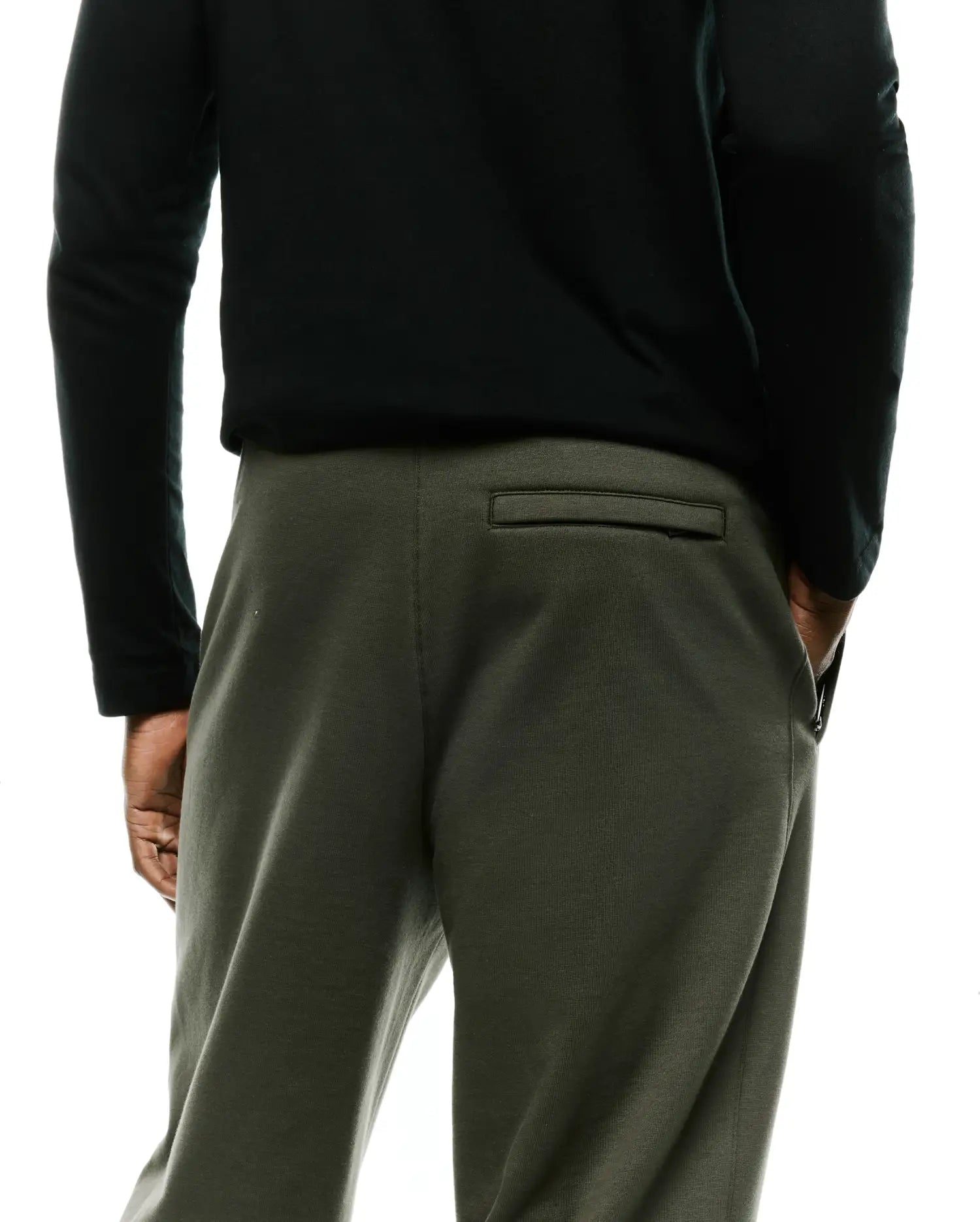 Psycho Bunny Men's Pants Terrence Fleece Joggers pantaloni verde Kambaba in felpa