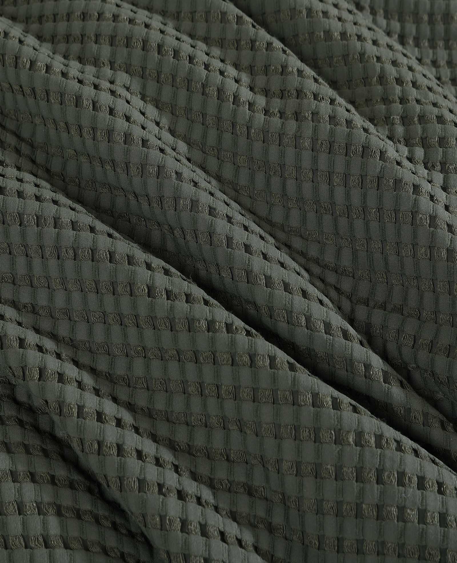 Kenneth Cole Reaction Home & Bedding Solid Waffle Duvet Set copripiumino verde Full/Queen