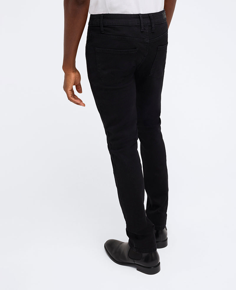 Kenneth Cole Reaction Clothing Slim-Fit Recycled Stretch Denim Jean jeans Watts Black