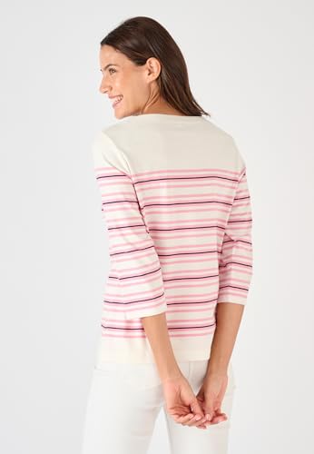 Damart Prêt-à-porter T-Shirt Marinière puro cotone donna
