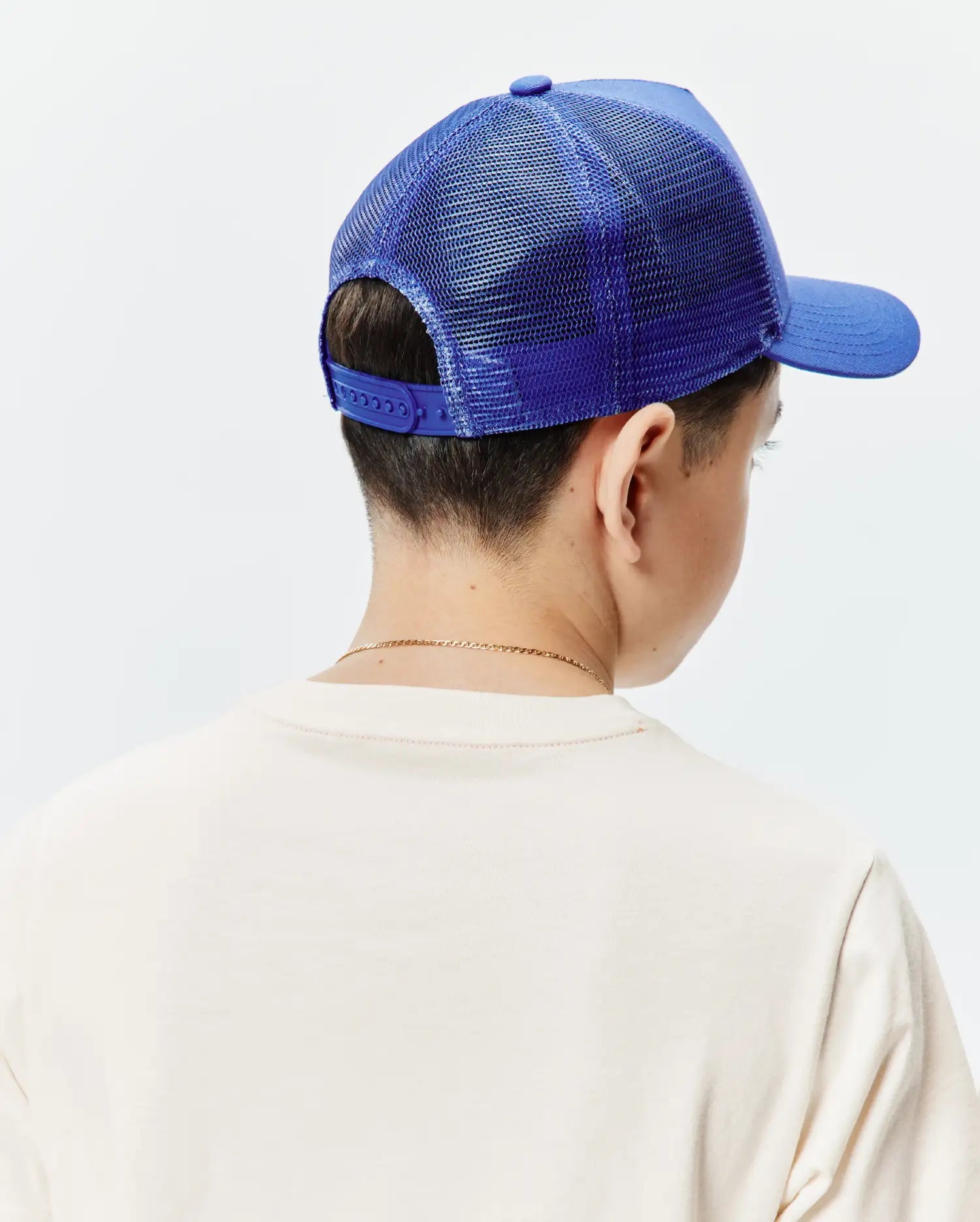 Psycho Bunny Kids Accessories Tobias Trucker Cap cappellino blu regolabile