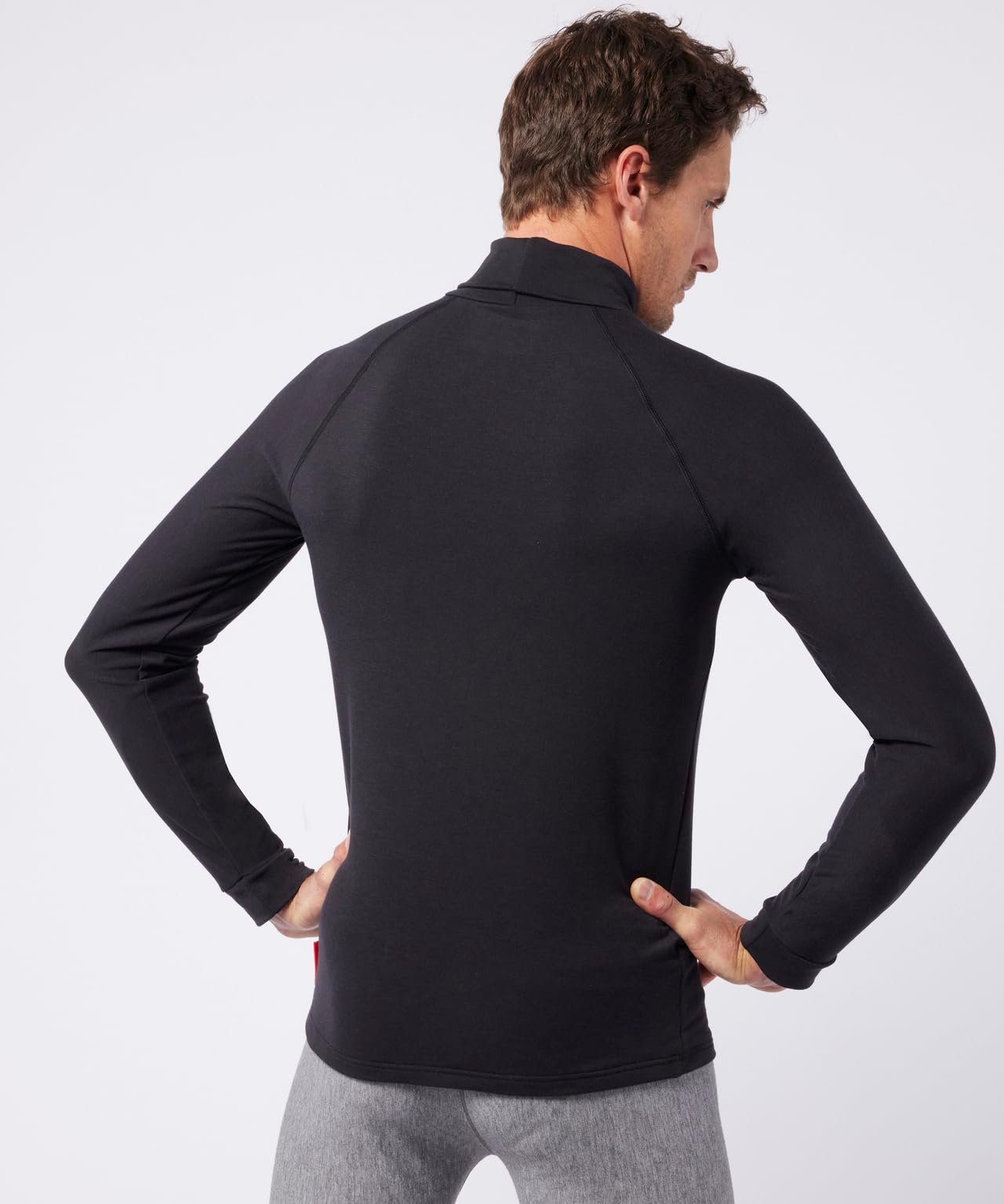 Damart Thermolactyl Comfort 4 maglia dolcevita uomo nera S calda