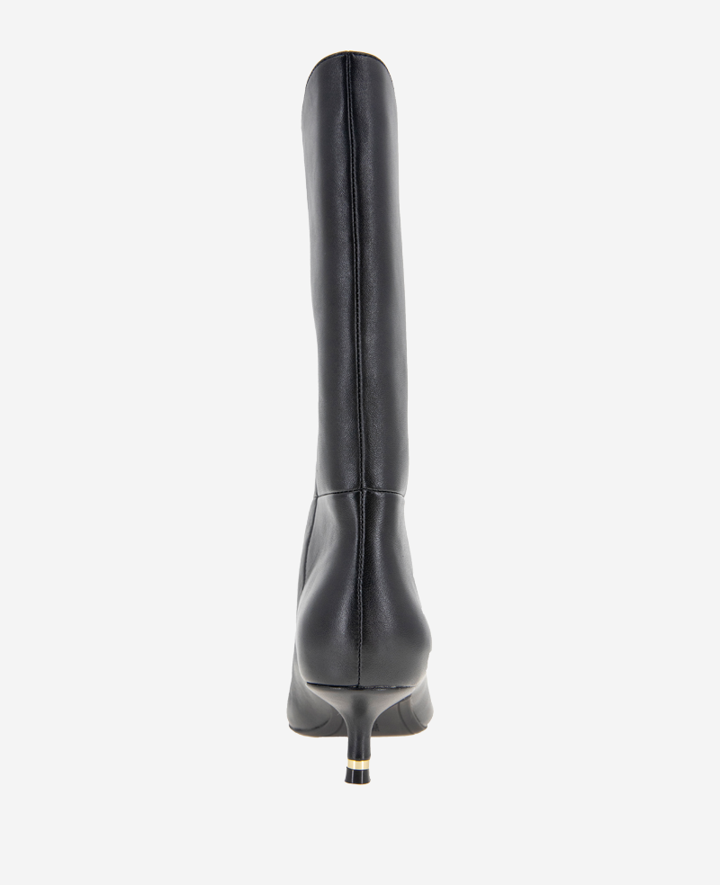 Kenneth Cole Reaction Shoes Meryl Leather Bootie stivaletti neri