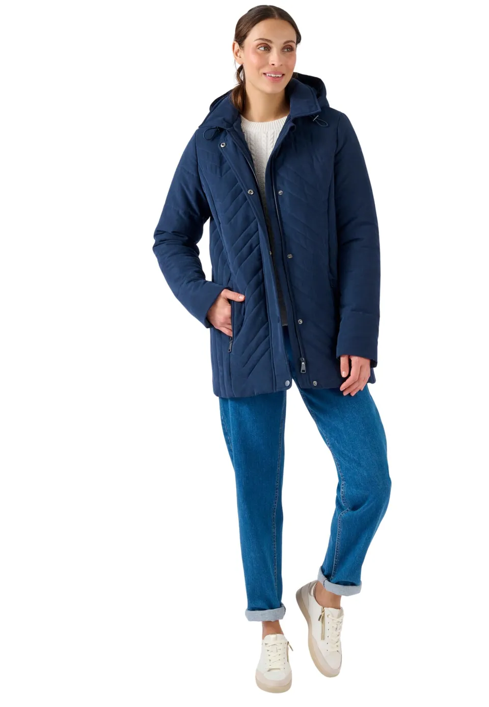 Damart Prêt-à-porter Parka trapuntatura fantasia donna 38-40 idrorepellente