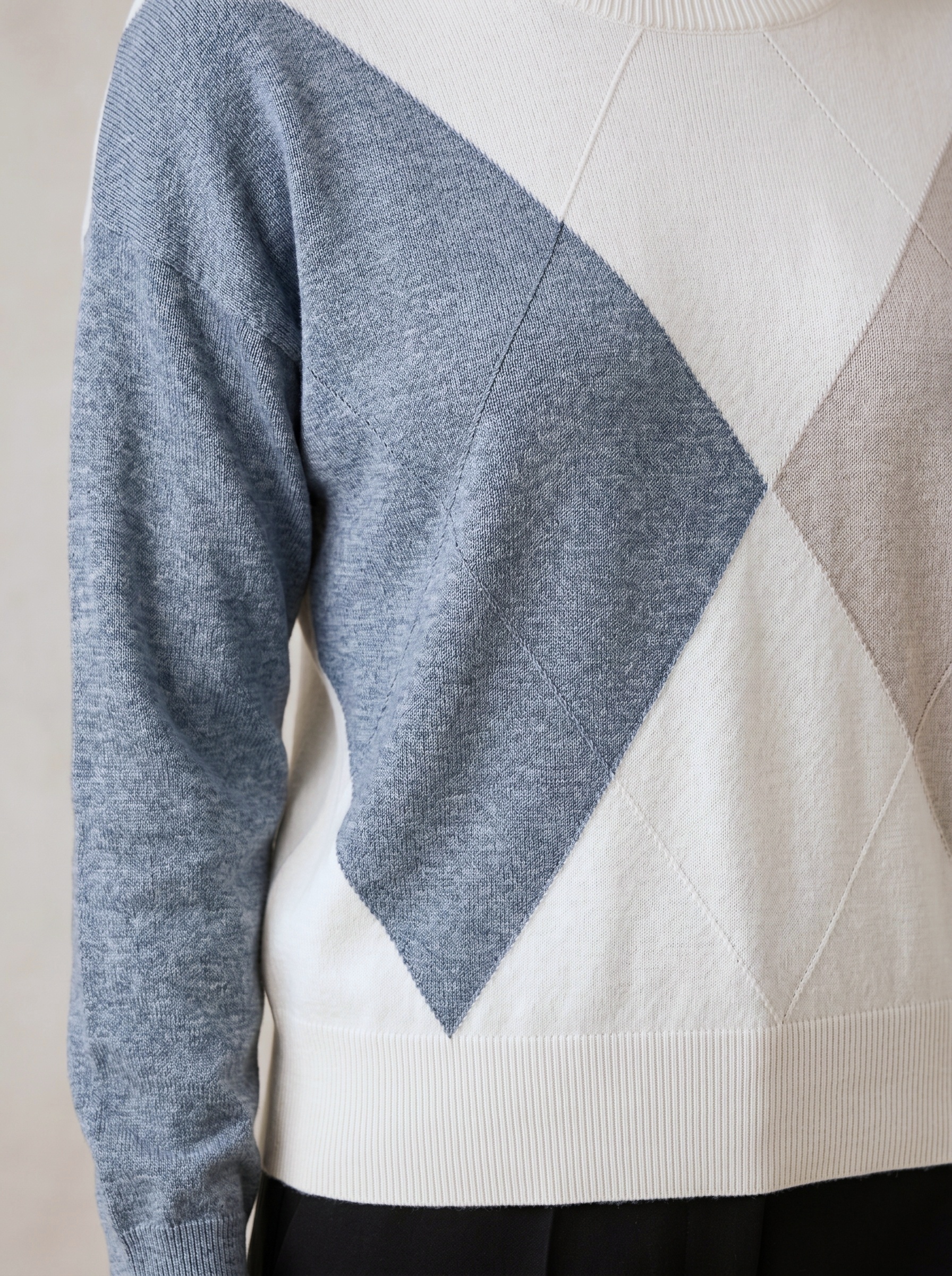Markup Donna Maglieria Maglia rombi jacquard