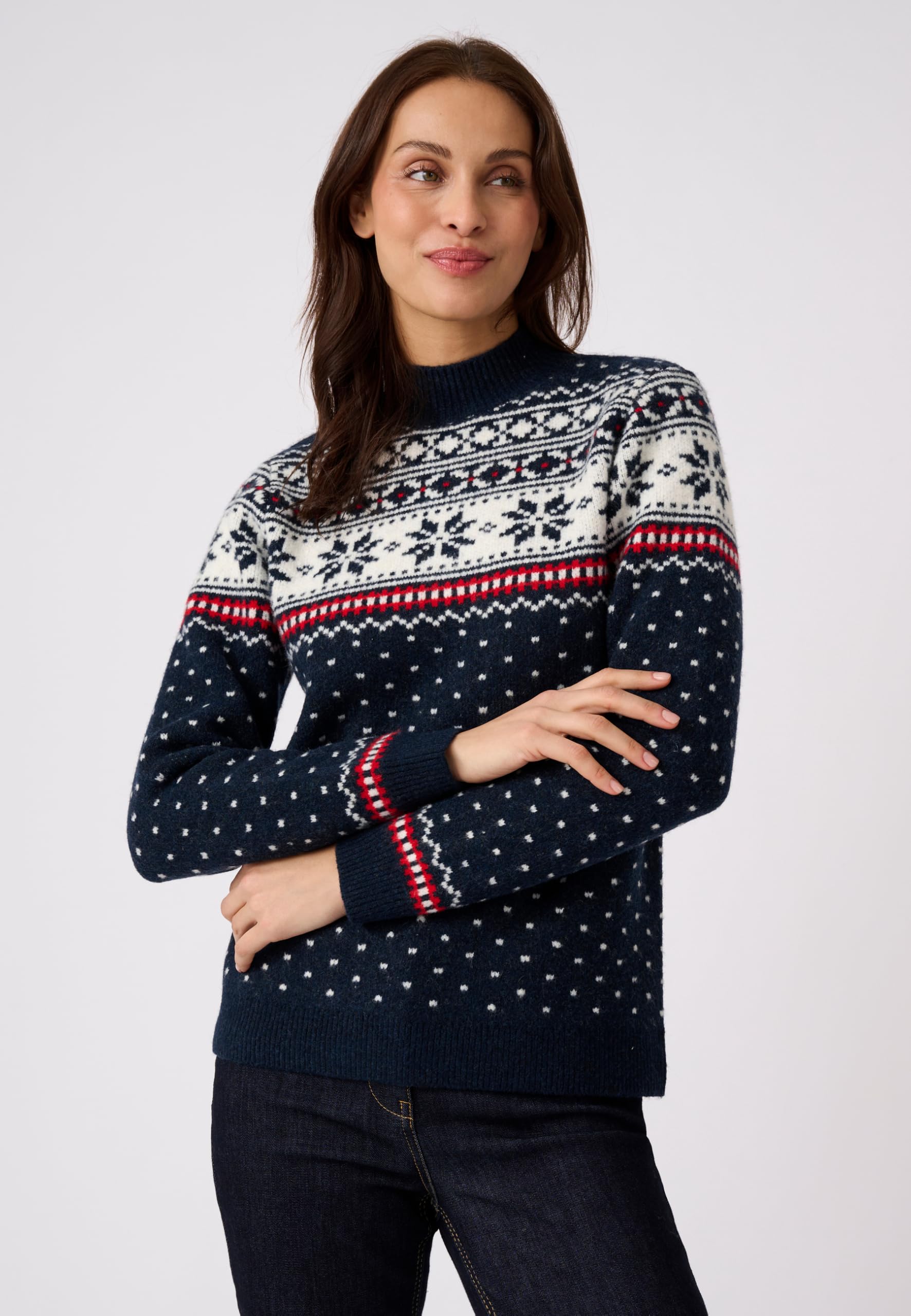 Damart Thermolactyl maglione natalizio donna collo alto