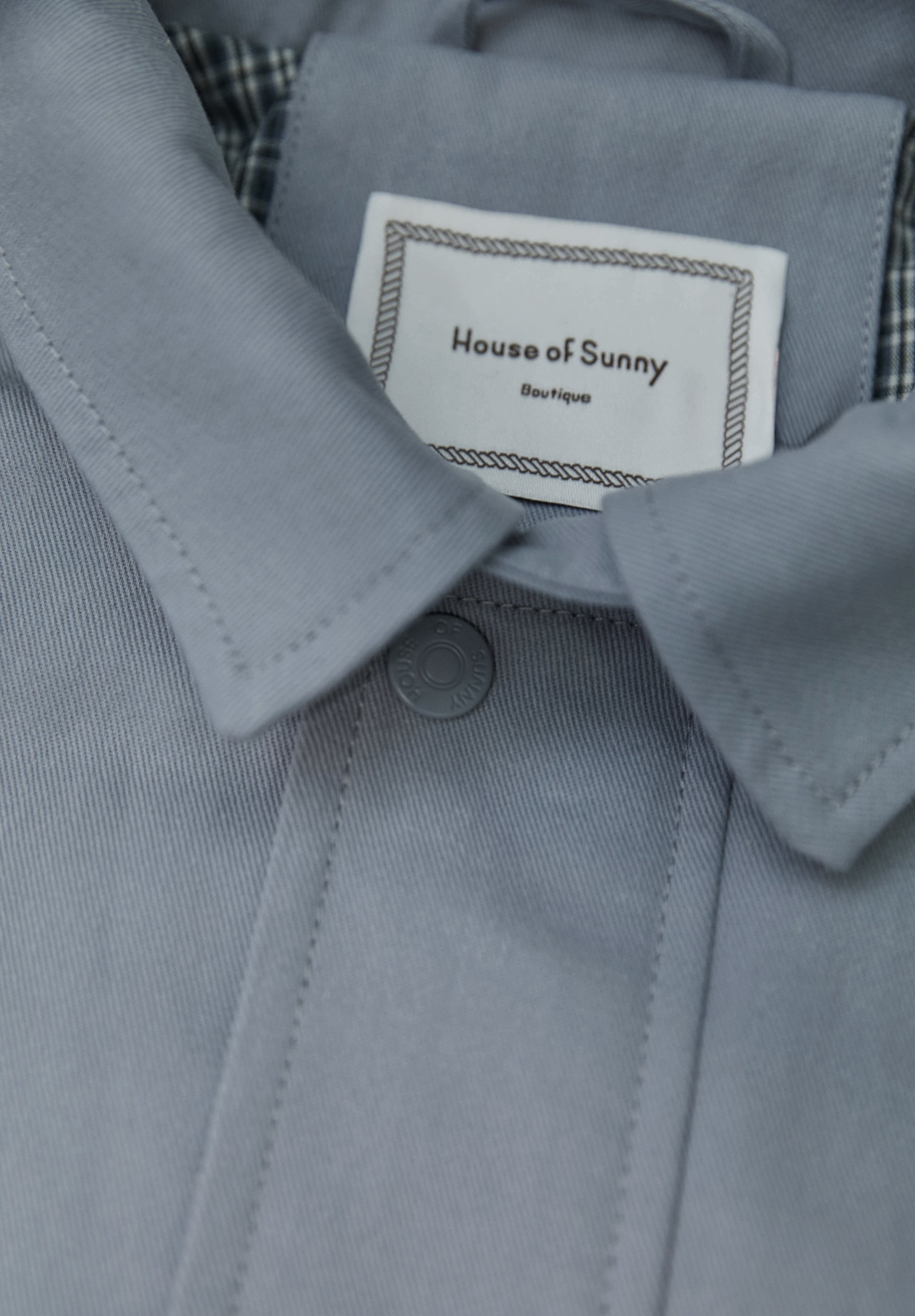 House Of Sunny Women's Jackets Baby Check Harrington Jacket giacca