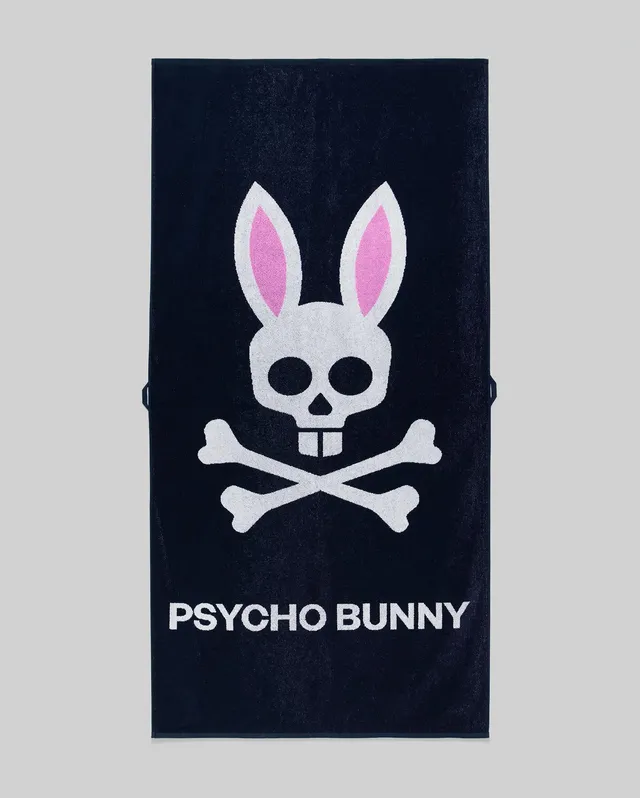 Psycho Bunny Accessories Classic Bunny Towel asciugamano navy taglia unica