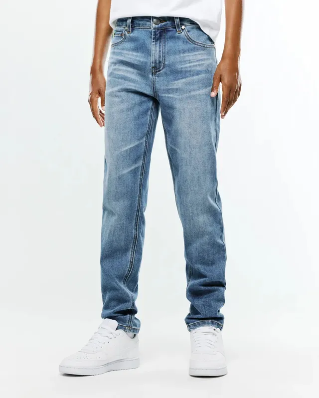 Psycho Bunny Kids Bottoms Emerson Slim Fit Jean jeans bambino lavaggio chiaro elasticizzati