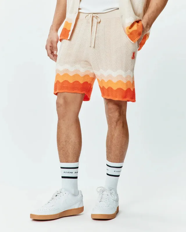 Psycho Bunny Men's Shorts MENS HOLDEN KNIT SHORT 6" - MB0900066 shorts beige