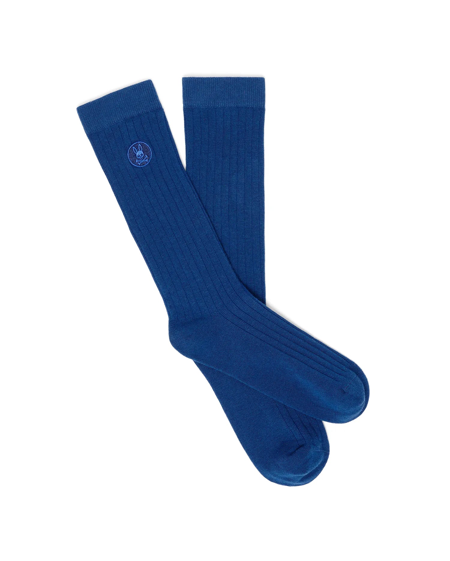 Psycho Bunny Accessories Nathaniel Dress Sock MO2200092 calze blu O/S in cotone