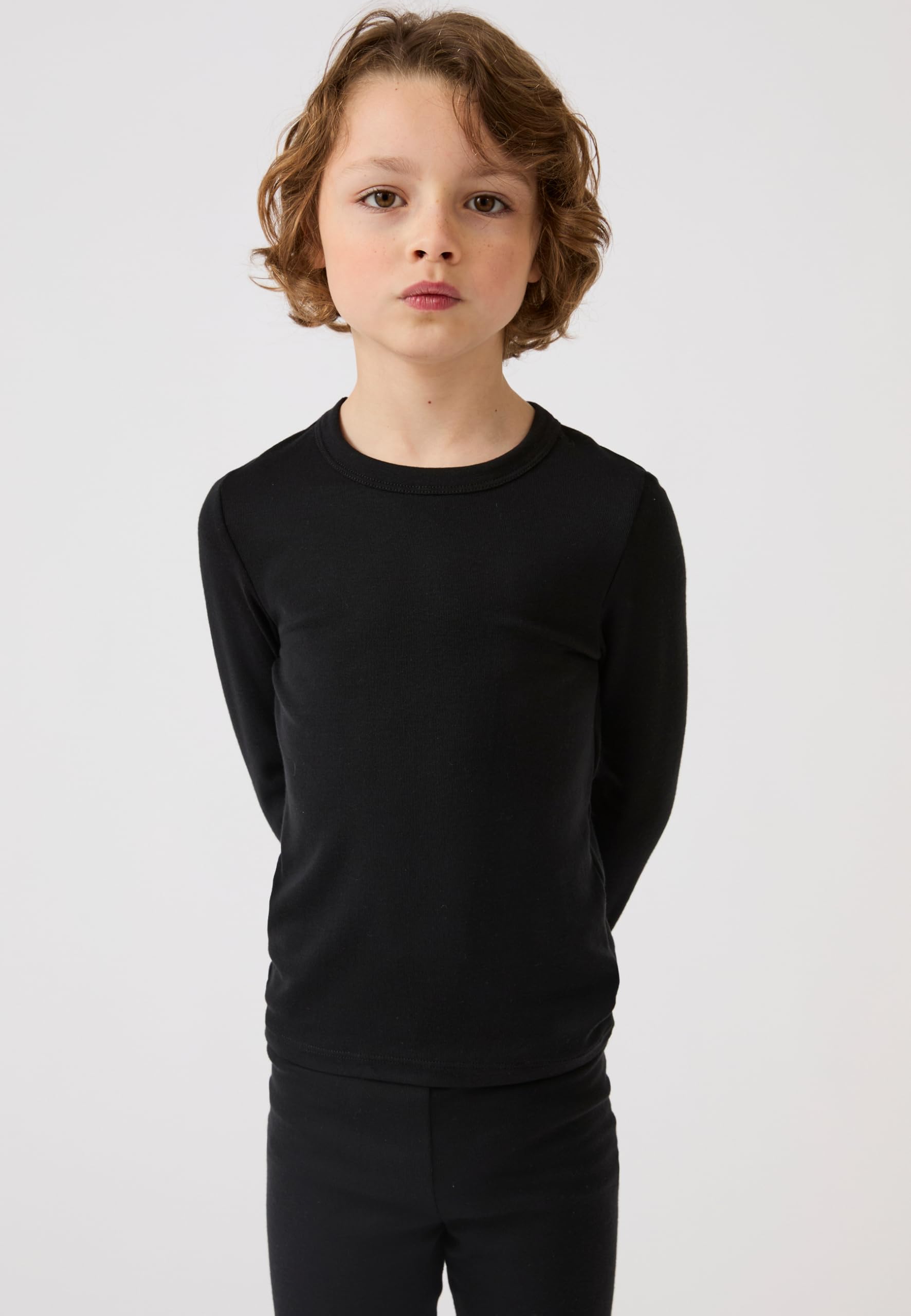 Damart Thermolactyl Sensitive maglietta termica maniche lunghe bambini bianco sporco