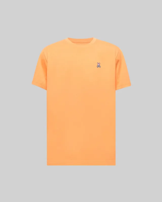 Psycho Bunny Men's Tees Classic Crew Neck Tee B6U014F200 maglietta arancione XXS
