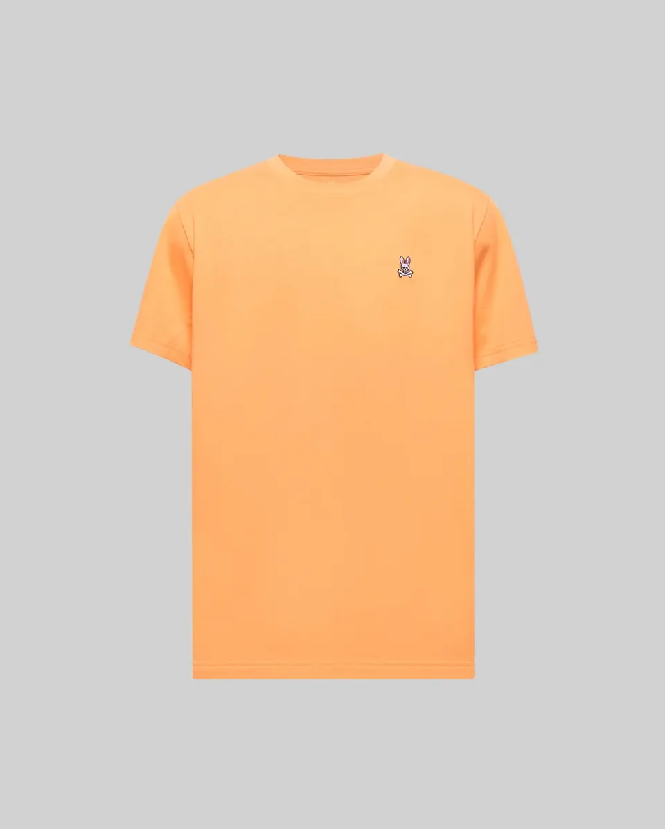 Psycho Bunny Men's Tees Classic Crew Neck Tee B6U014F200 maglietta arancione XXS