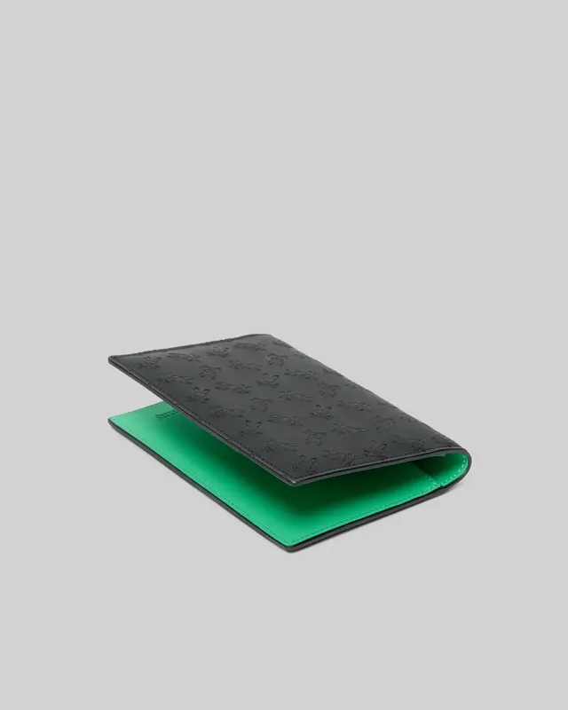 Psycho Bunny Accessories Passport Holder MO2400062 Portapassaporto nero
