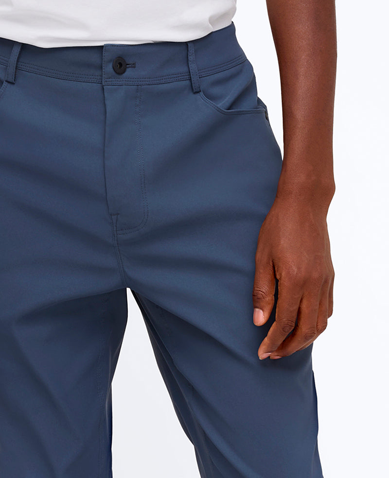 Kenneth Cole Reaction Clothing Slim Original Flex pantaloni teal 30/32 idrorepellenti