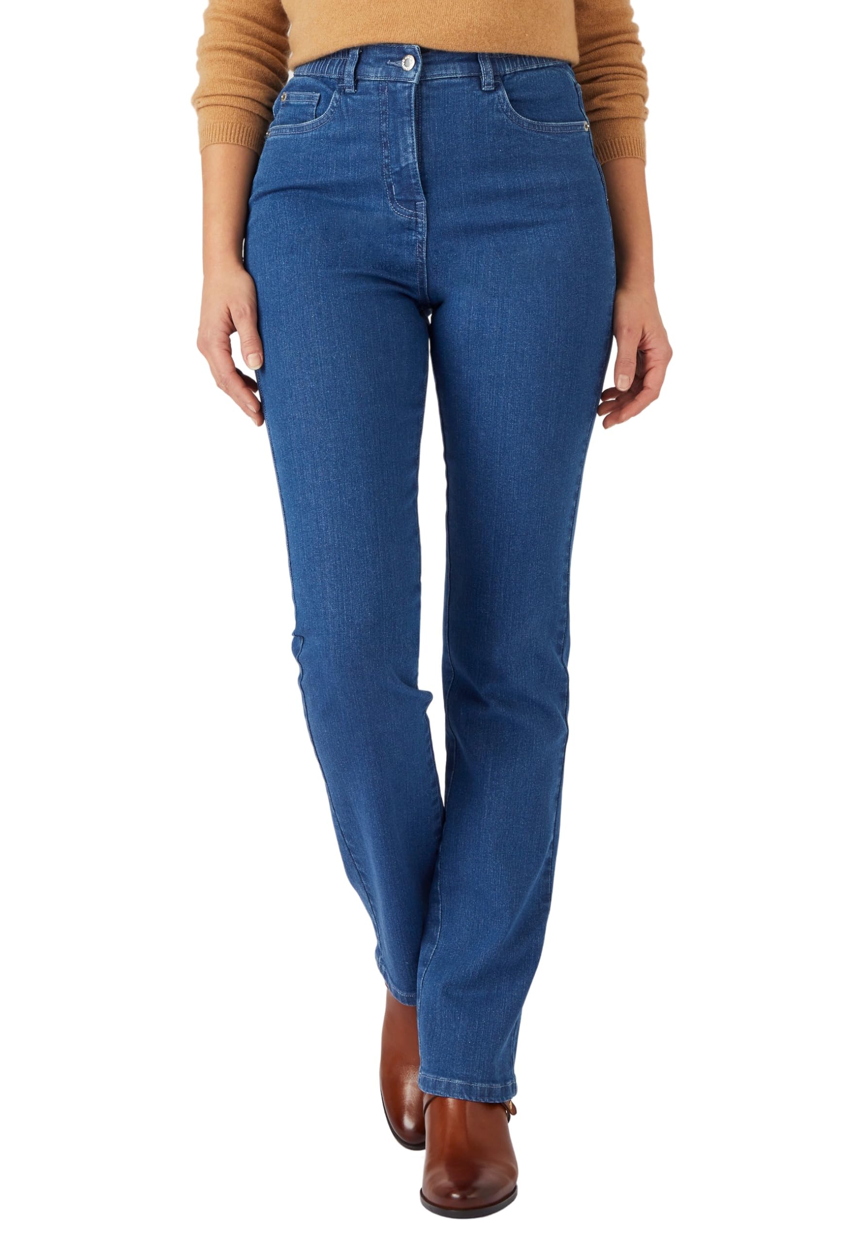 Damart Prêt-à-porter Jeans 5 Tasche 3 Stature jeans Blu Denim Medio 40