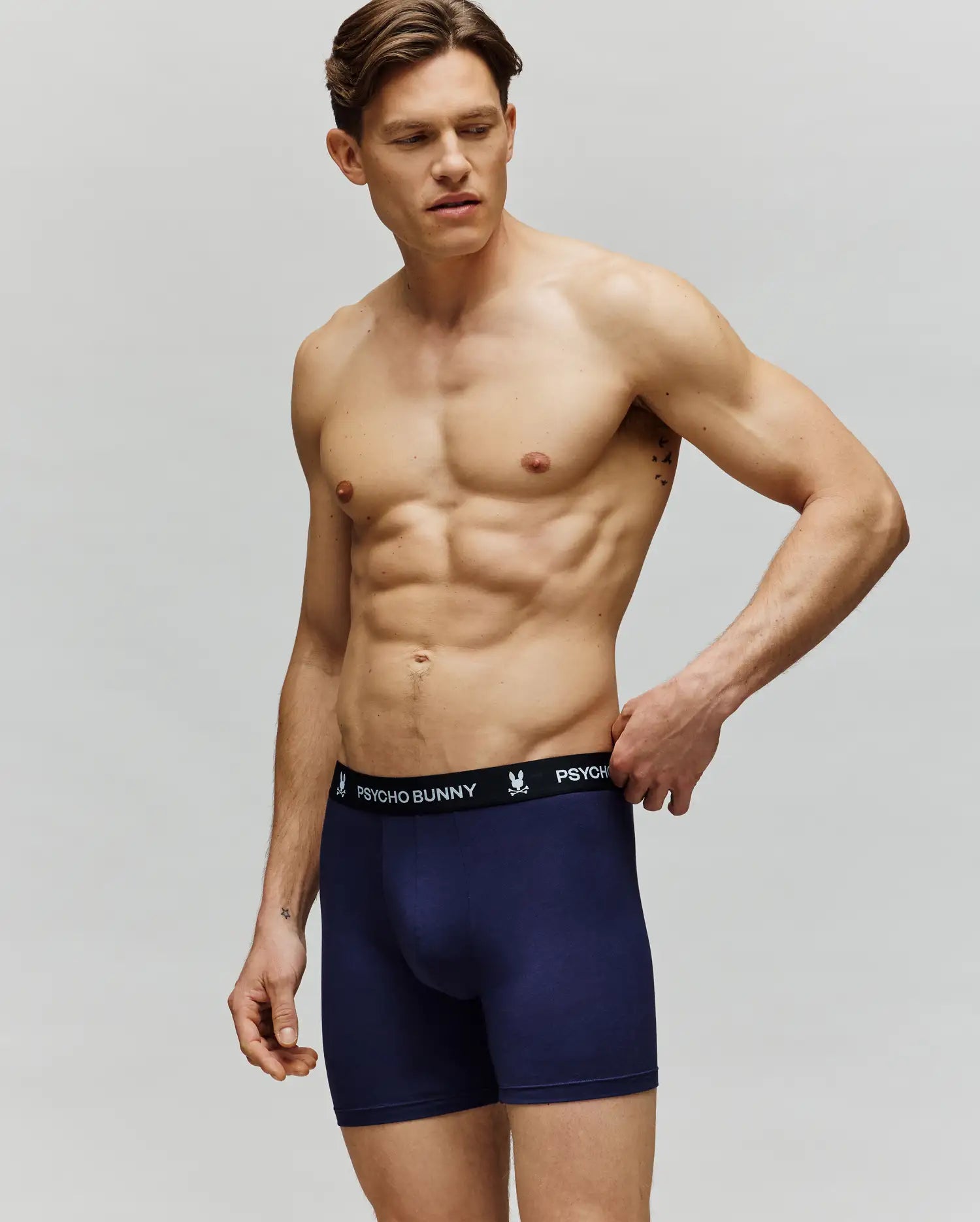 Psycho Bunny Underwear MENS 3 PACK BOXER BRIEF MO1400006 boxer 3 pezzi grigi