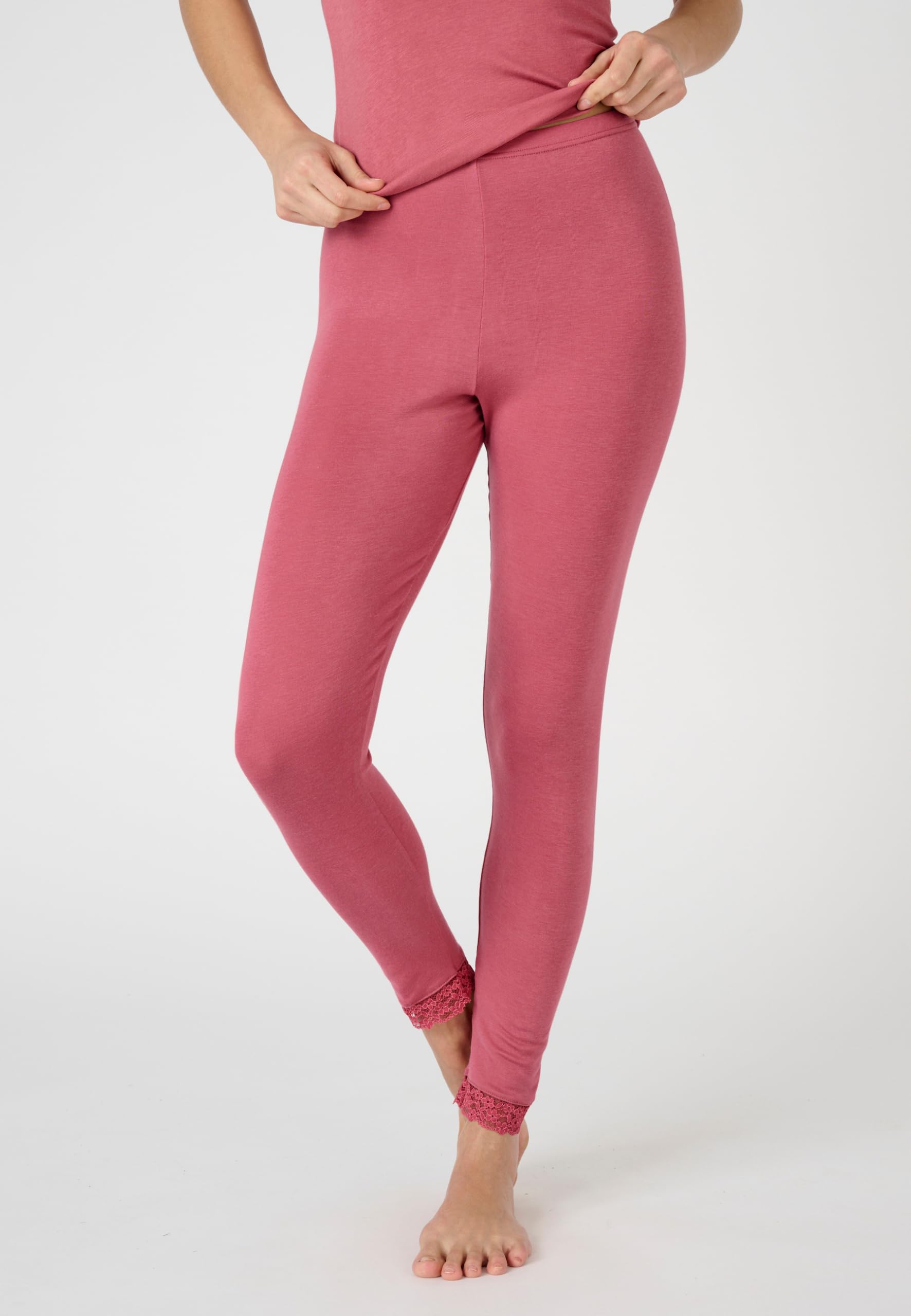 Damart Thermolactyl Sensitive Leggings lunghi in pizzo calore 3