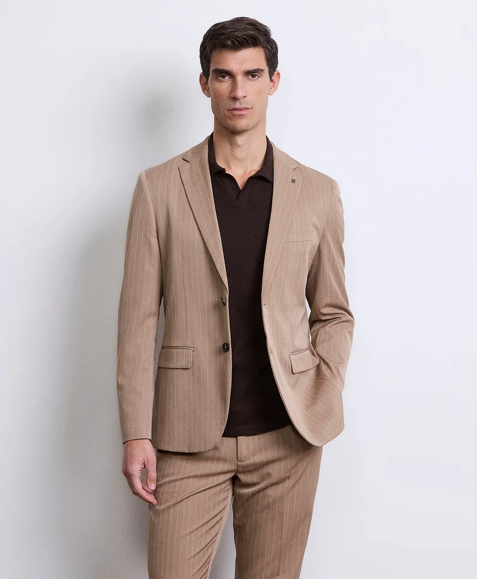 Markup Uomo Abiti & Blazer Blazer monopetto poliviscosa gessato