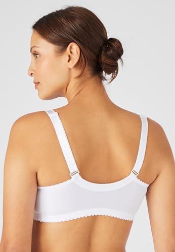 Damart Biancheria intima reggiseno senza ferretto con apertura davanti bianco 3B