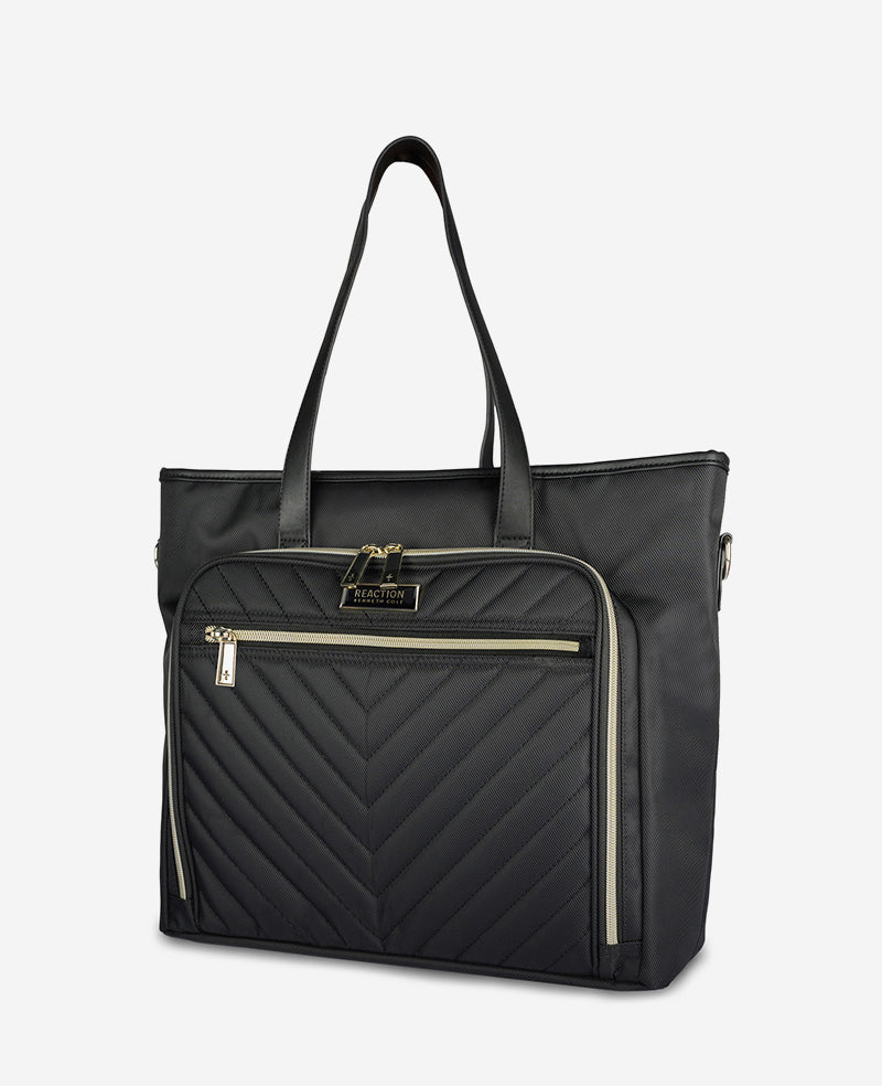Kenneth Cole Reaction Bags Chelsea Tote Bag borsa tote nera porta laptop 15 pollici