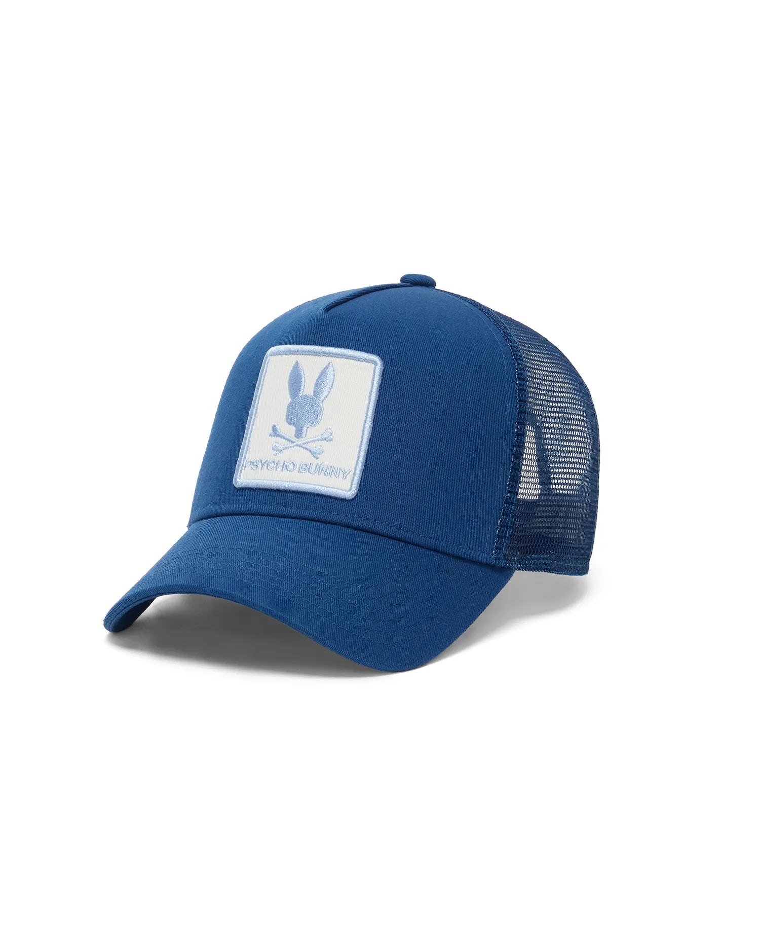 Psycho Bunny Accessories Adamo Bunny Trucker Cap cappellino blu taglia unica