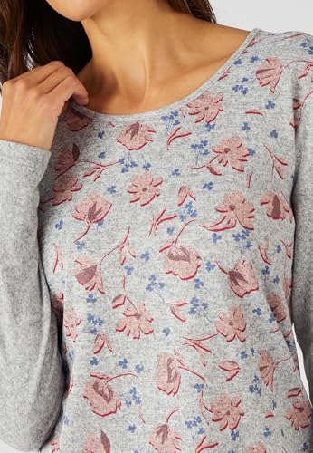 Damart Prêt-à-porter Maglietta donna rosa floreale 38-40