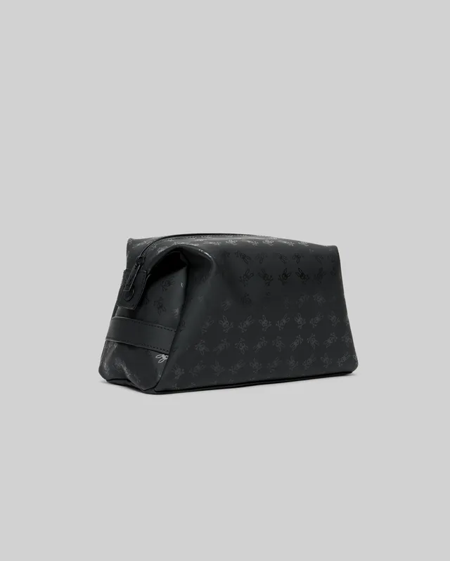 Psycho Bunny Accessories Rubberized All Over Bunny Toiletry Kit beauty case nero