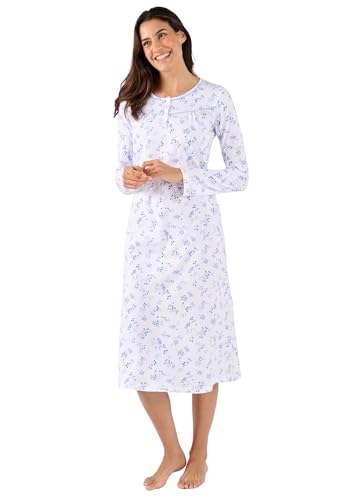Damart Homewear Camicia da Notte Maglia Puro Cotone Jersey donna